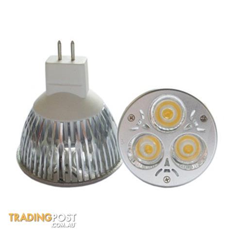 12V (MR16) - 3W Spotlight  Cool - (Dimmable)