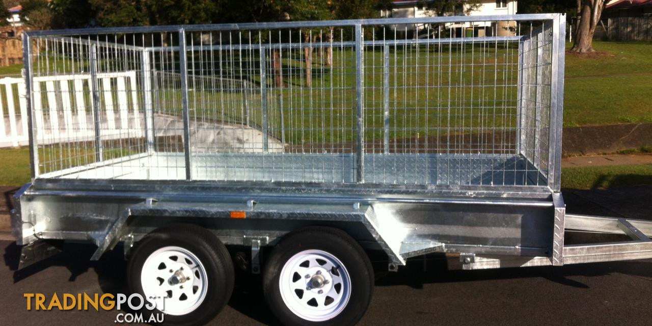 TRAILERS DIRECT dual axle caged trailer gal