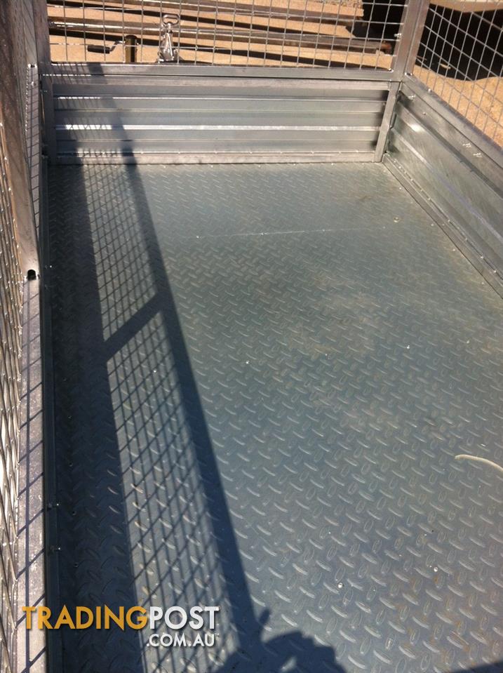 TRAILERS DIRECT dual axle caged trailer gal