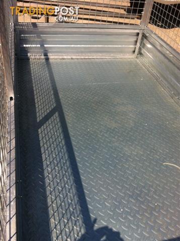 TRAILERS DIRECT dual axle caged trailer gal