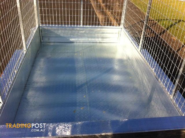 TRAILERS DIRECT dual axle caged trailer gal