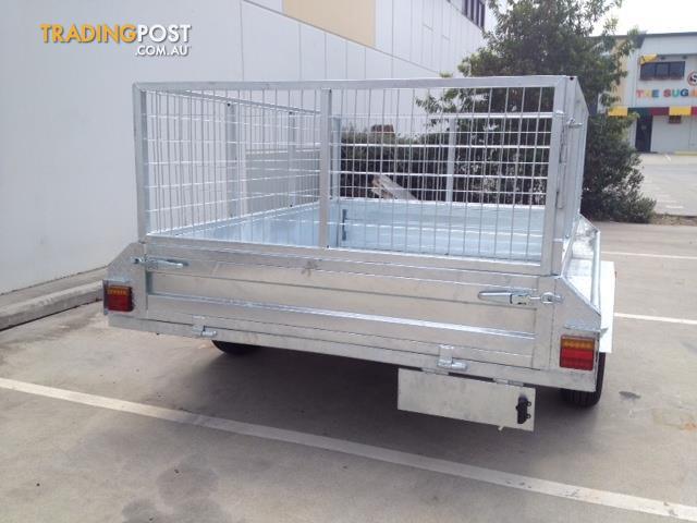 TRAILERS DIRECT dual axle caged trailer gal