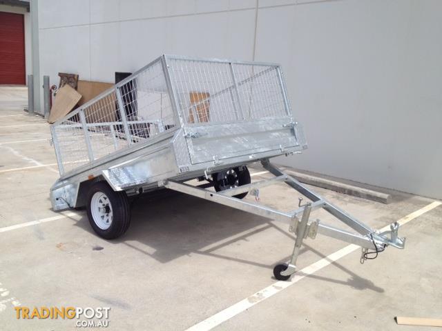 TRAILERS DIRECT dual axle caged trailer gal