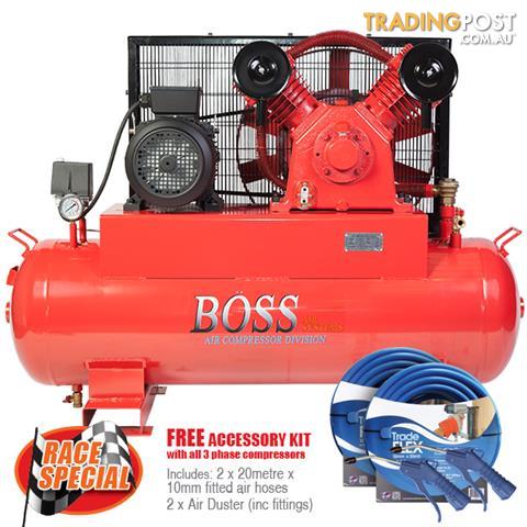 BOSS 37CFM/ 7.5HP Air Compressor on 170L Tank 