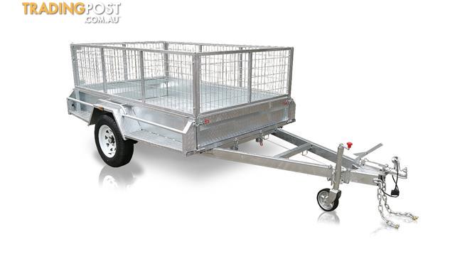 8x5-Single-Axle-Galvanised-Box-Trailer-1400kg-ATM-with-600mm-Cage