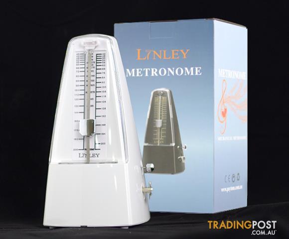 Linley Metronome Plastic with Bell Gloss White