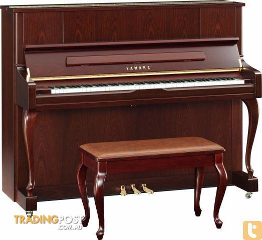 Yamaha Upright Piano  U1J  121cm White Polished 