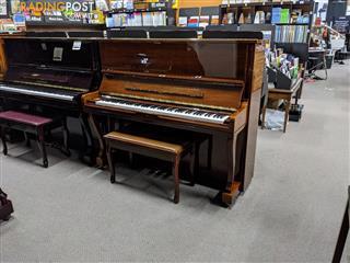 Alex Steinbach Professional,127cm Upright Piano in Walnut Polished ( 1997 Ser No IPH01427) Alex Steinbach Professional,127cm Upright Piano in Walnut Polished ( 1997 Ser No IPH01427)