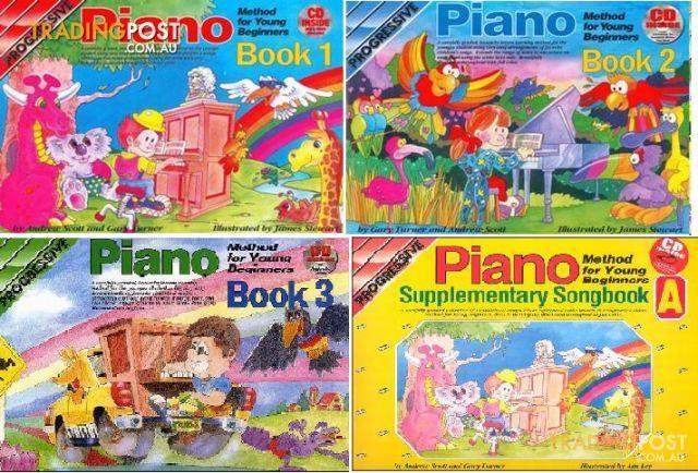 PROGRESSIVE PIANO YOUNG BEGINNERS BK 1 to BK 3  Free Online Access (Individual Purchase)