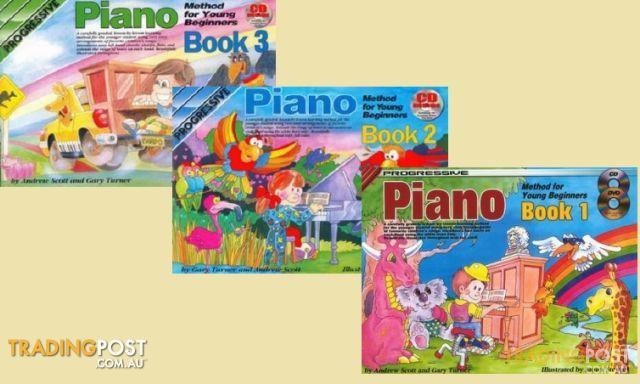 PROGRESSIVE PIANO YOUNG BEGINNERS BK 1 to BK 3  Free Online Access (Individual Purchase)