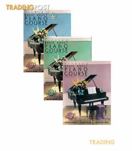Alfred's Basic Adult Piano Course Lesson Books
