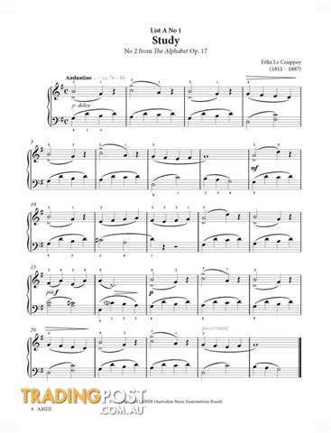  AMEB Piano Series 17 Grade Book -  Preliminary