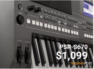 Yamaha Arranger Workstations Keyboard PSR S670 Yamaha Arranger Workstations Keyboard PSR S670