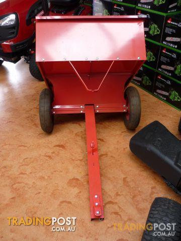 STEEL Ride On LAWN MOWER Tipper TRAILER 227kg. POWDER COATED. Brand New.