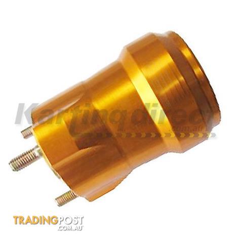 Go Kart Rear Hub  Suit 40mm Axle  90mm long  Gold Anodised - ALL BRAND NEW !!!