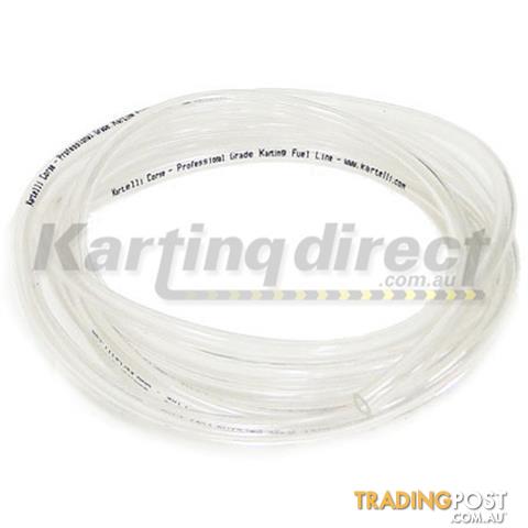 Go Kart Fuel Line  Kartelli Corse Professional Grade  Per Metre  Clear - ALL BRAND NEW !!!