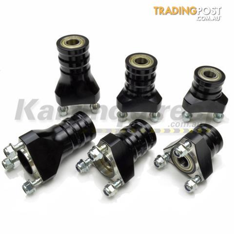 Go Kart Front Mini Hub  Black medium Suit 17mm x 55mm Stub Axles each - ALL BRAND NEW !!!