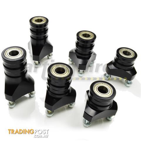 Go Kart Front Mini Hub  Black medium Suit 17mm x 55mm Stub Axles each - ALL BRAND NEW !!!