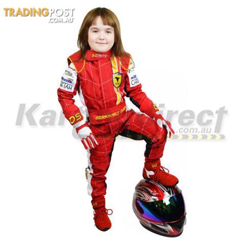 Go Kart SQ Racing Race Suit Approx. 5yo + - ALL BRAND NEW !!!