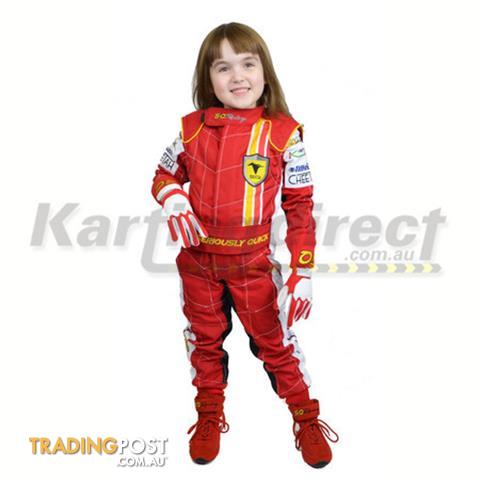 Go Kart SQ Racing Race Suit Approx. 5yo + - ALL BRAND NEW !!!