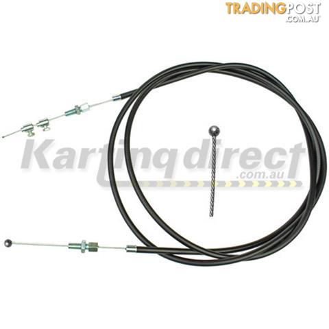 Go Kart Brake Cable Ball End Kit Inner Cable 1900mm Includes clamps and adjusters - ALL BRAND NEW !!!