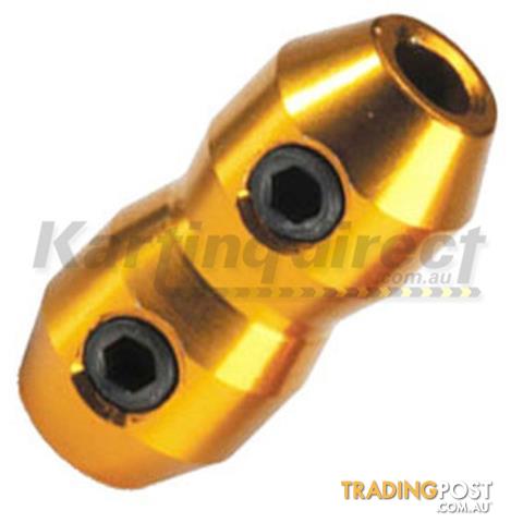 Go Kart Accelerator Cable Clamp  GOLD - ALL BRAND NEW !!!