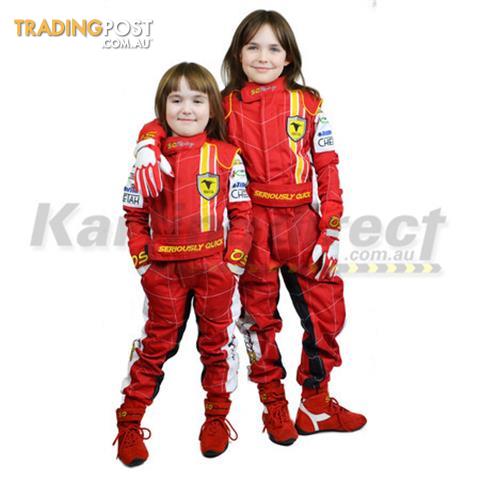 Go Kart SQ Racing Race Suit Approx. 7yo - ALL BRAND NEW !!!