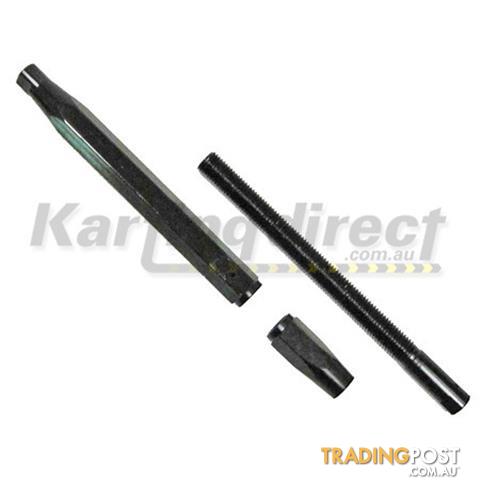 Go Kart Tie Rod Adjustable Kit with rod ends Black single - ALL BRAND NEW !!!