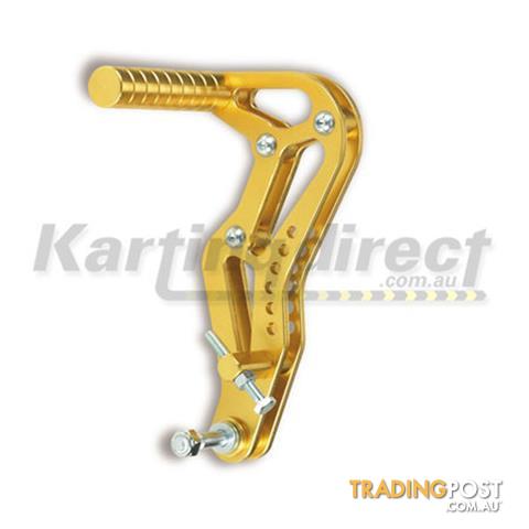 Go Kart Pedal Set  Gold Alloy - ALL BRAND NEW !!!