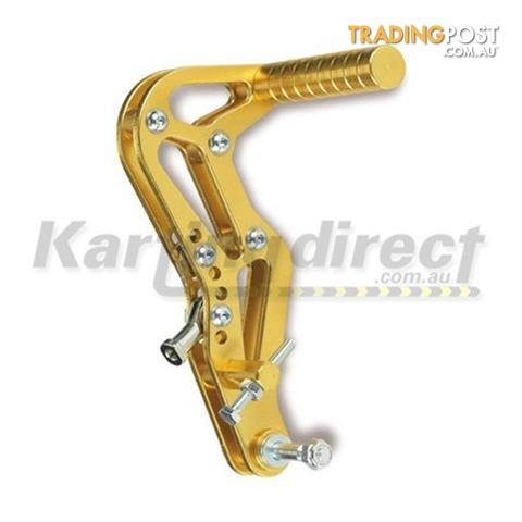 Go Kart Pedal Set  Gold Alloy - ALL BRAND NEW !!!