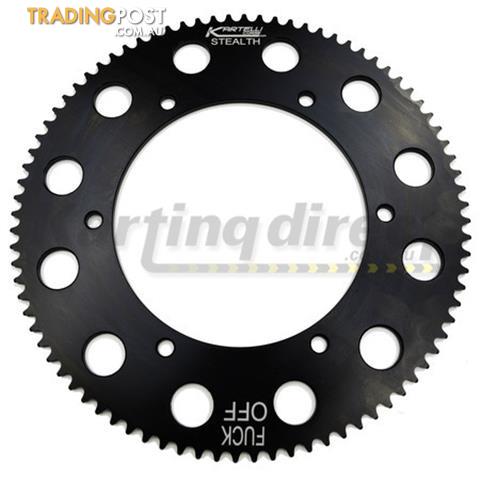 Go Kart Kartelli Corse STEALTH Sprocket 73 teeth.  Careful they are rude. - ALL BRAND NEW !!!