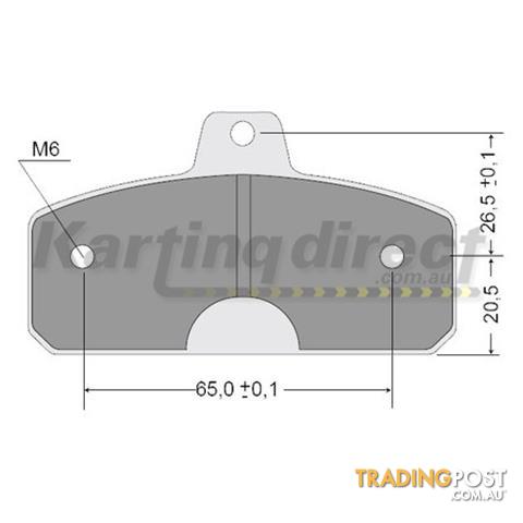 Go Kart Brake Pads  2 Piston 2 Spot - ALL BRAND NEW !!!