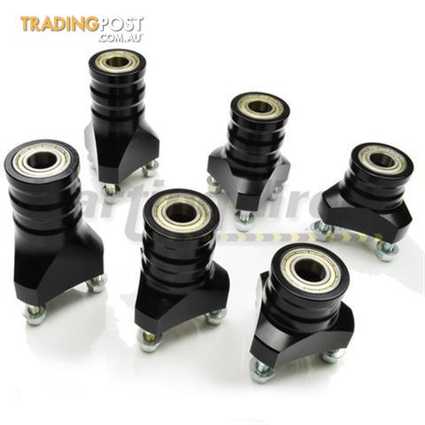 Go Kart Front Hub 17mm x 90mm Black  Black Large Suit 17mm x 55mm Stub Axles each - ALL BRAND NEW !!!