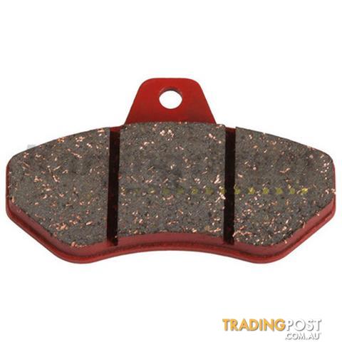 Go Kart Brake Pad to suit Rigetti Ridolphi 2 and 4 spot brakes   Part No. K183R RED SET OF 2  Medium - ALL BRAND NEW !!!