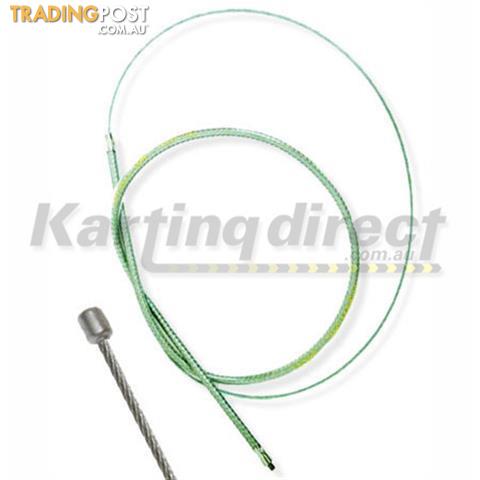 Go Kart Accelerator Cable  Lug  Suit Cheetah, J, Clubman, Rotax, X30, Leopard  BRAID - ALL BRAND NEW !!!