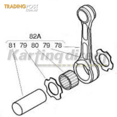 Go Kart X30 ConRod Kit  IAME Part No.: IFC-50100-C - ALL BRAND NEW !!!