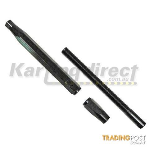 Go Kart Tie Rod Adjustable Kit with rod ends Black single - ALL BRAND NEW !!!