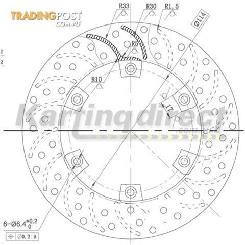 Go Kart Brake Disc 200mm x 12mm - ALL BRAND NEW !!!