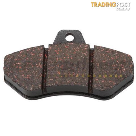 Go Kart Brake Pad to suit Rigetti Ridolphi 2 and 4 spot brakes   Part No. K183 BLACK SET OF 2  Hard - ALL BRAND NEW !!!