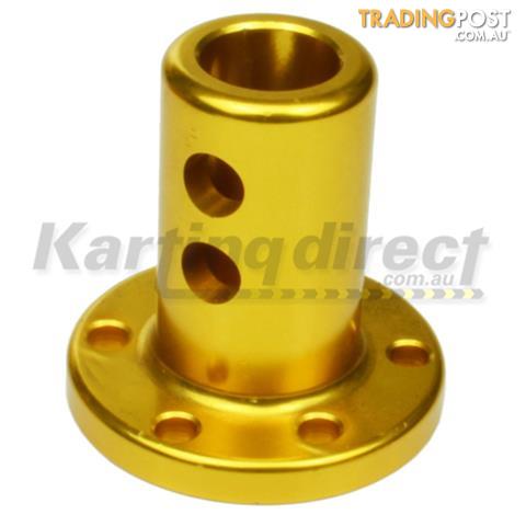 Go Kart Steering Boss Straight Flat - Gold 20mm Shaft - ALL BRAND NEW !!!