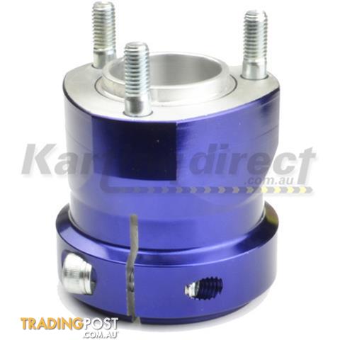 Go Kart Rear Hub set  Suit 50mm Axle  70mm long  Blue Anodised - ALL BRAND NEW !!!