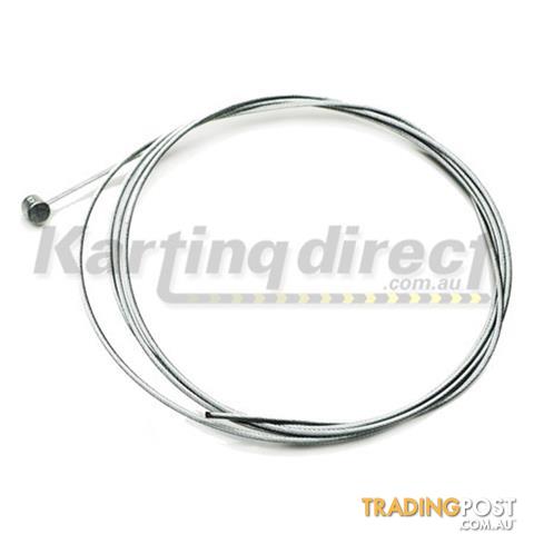 Go Kart Brake Cable Round End Kit Inner Cable 1900mm Includes clamps and adjusters - ALL BRAND NEW !!!