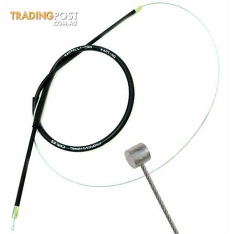 Go Kart Accelerator Cable  Round  Black - ALL BRAND NEW !!!