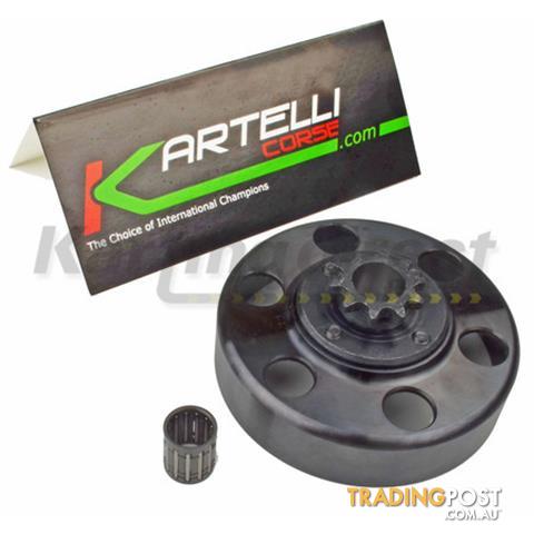 Go Kart Clutch Drum, 12 Tooth Sprocket and Bearing suit IAME X30 KA100 RL Leopard or Cheetah - ALL BRAND NEW !!!