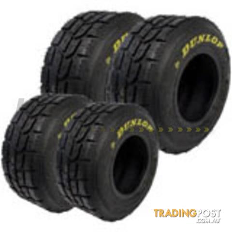 Go Kart Tyre set  Dunlop KT6  senior wet weather set - ALL BRAND NEW !!!