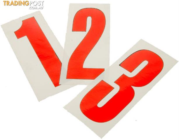 Go Kart Number 7 decal   Large red sticker - ALL BRAND NEW !!!