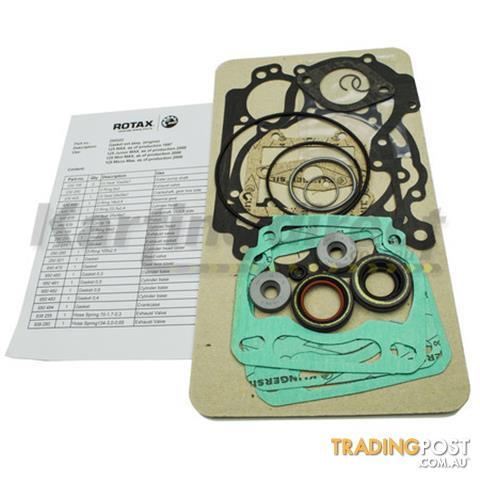 Go Kart Rotax Complete Engine Gasket and Oil Seals Rotax Part No.: 296160 - ALL BRAND NEW !!!