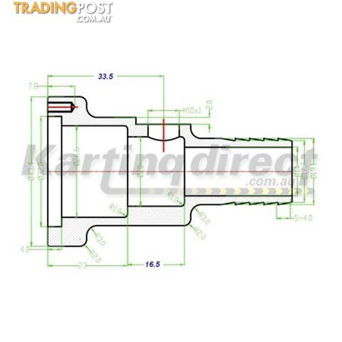 Go Kart Inline Thermostat  Kartelli Corse 70 degree - ALL BRAND NEW !!!