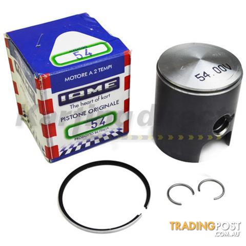 Go Kart X30 54,25 v Complete green PISTON          IAME Part No.: BP-25081-CV - ALL BRAND NEW !!!