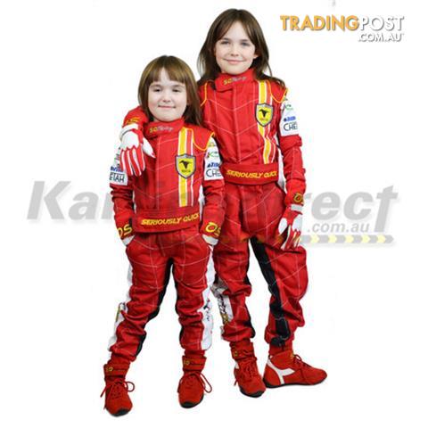 Go Kart SQ Racing Race Suit Approx. 6yo - ALL BRAND NEW !!!